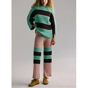 NWT Free People Beach Kami Sweater‎ Set Mint Julip Oversized Size M Cozy